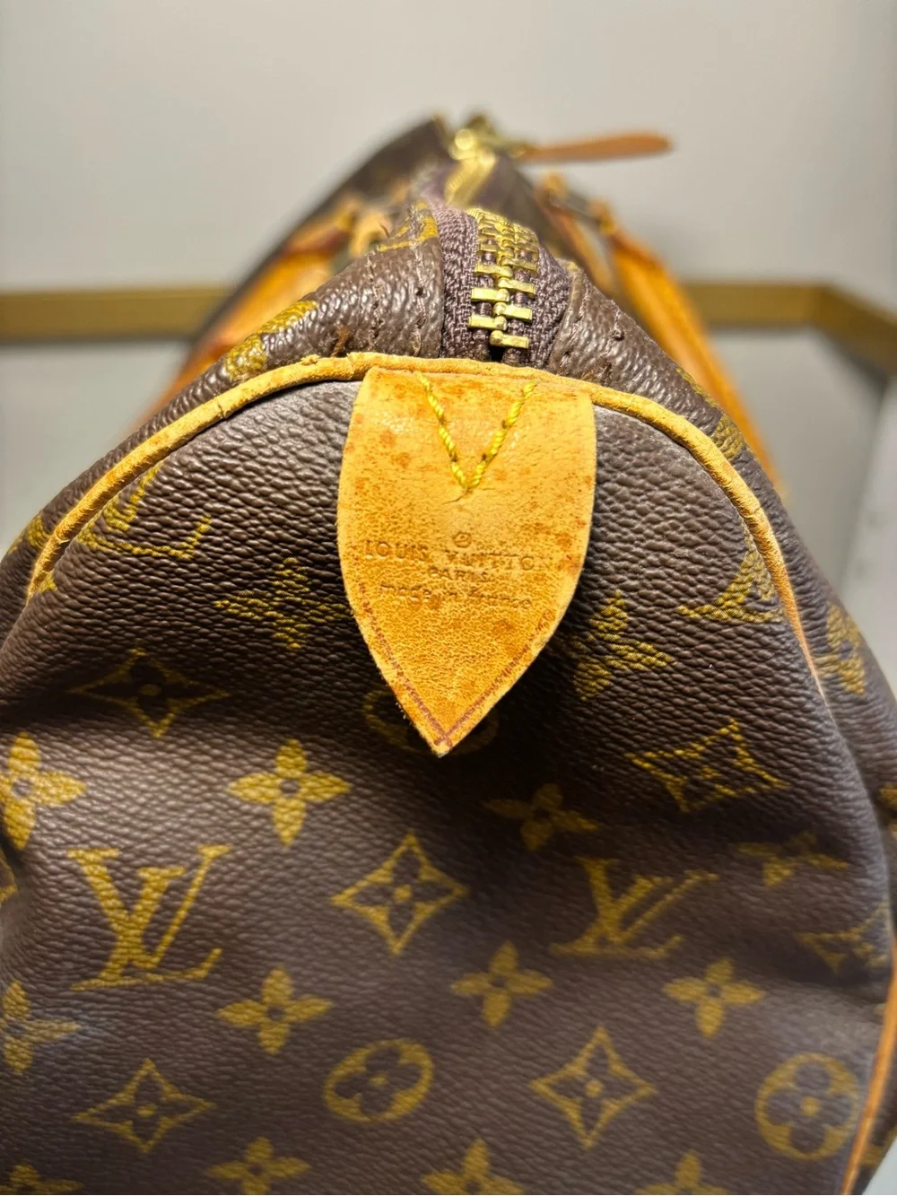 Louis Vuitton Monogram Canvas Speedy Handbag - Brown/Tan
